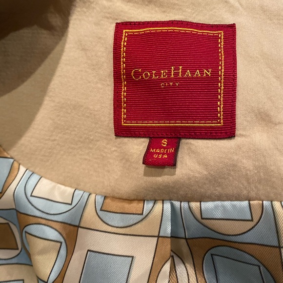 Cole Haan City Trench Coat in Tan Size S - Picture 7 of 12